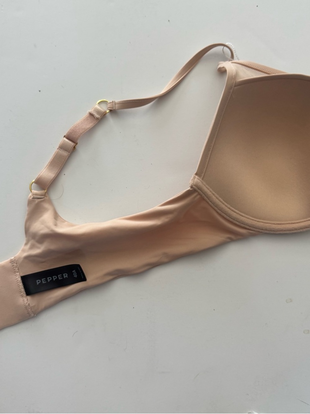 Pepper Classic All You Mesh Underwire Bra Buff Size 40A NWT - Picture 4 of 4
